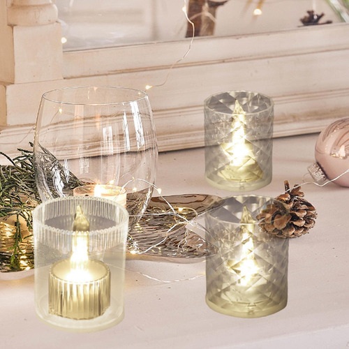 Velas Sin Llama Velas De Té Vela Sin Llama Luz Nocturna 12 V