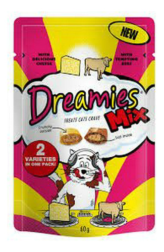 Botana - Botanas Para Gatos - Dreamies Tasty Beef & Cheese -