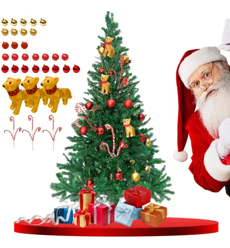 Árvore De Natal Pinheiro Luxo Grande Decorada Envio Hoje