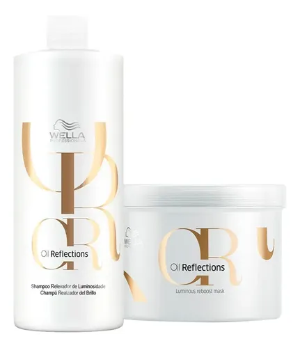 Kit Wella Professionals Oil Reflections Shampoo E Máscara