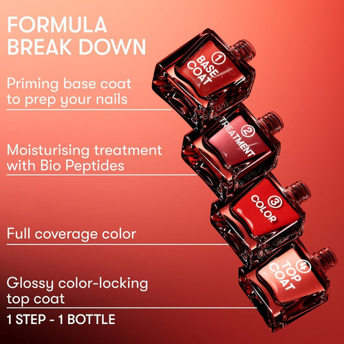 Nails Inc It's Topless Esmalte De Uñas 4 En 1, Tratamiento,