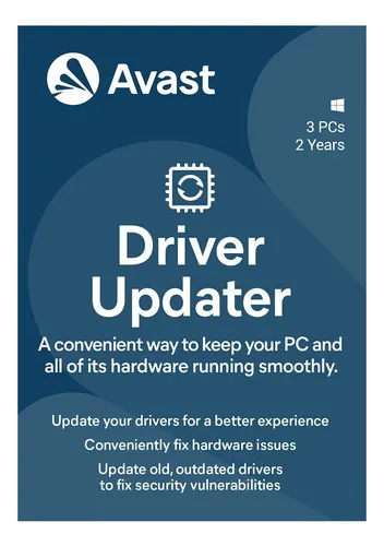 Avast Driver Updater - 3 Pcs - 2 Años - Windows