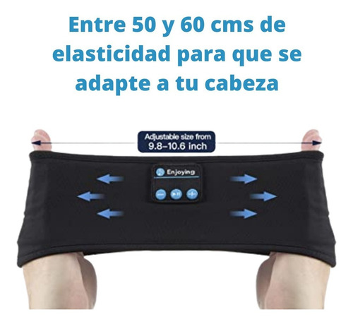 Audífonos Cintillo Bluetooth Usb Dormir, Yoga, Deportes.