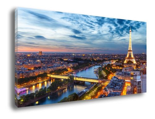 Cuadro Decorativo Paris Torre Eiffel Francia Recamara Oficin