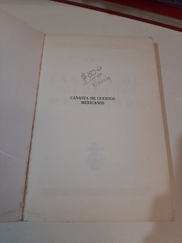 Canasta De Cuentos Mexicanos - B. Traven (Usado)
