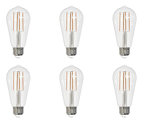 Laborate Led Filament St18 Dimmable Light Bulbs, 7w=60w...