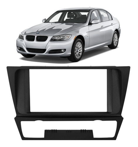 Moldura Painel 2 Din Bmw Serie 3 2005 A 2012 Multimidia Dvd 