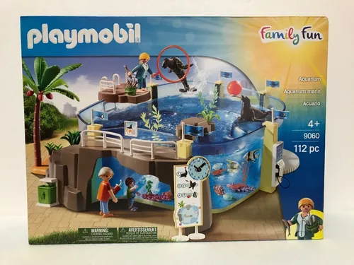 Playmobil 9060 Acuario Family Fun Animales Del Mar Zoologico