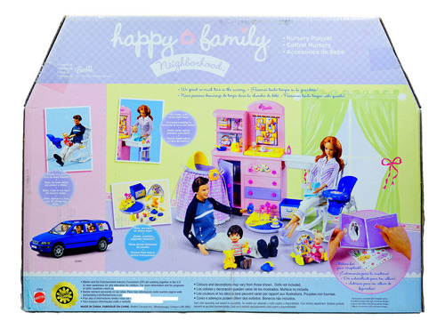 Barbie Happy Family Neighborhood Nursery Playset