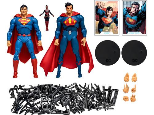 Figuras Pack Superman Vs Superman Earth 3 Dc Mcfarlane Toys