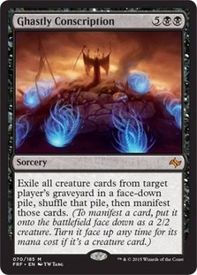 Cartas Magic: Ghastly Conscription Nmint Dot!!! Mtg Bsas