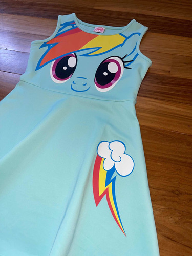 Vestido My Little Pony De Nena Talle L 10/12 Años Importado | Envío gratis