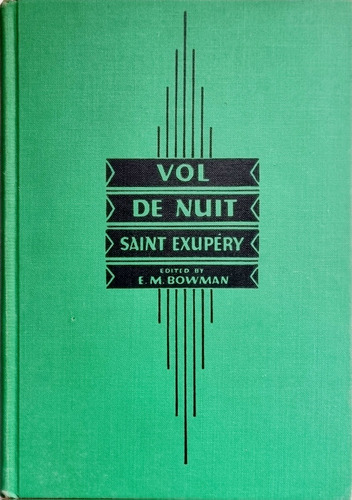 Saint Exupéry : Vol De Nuit (en Inglés) Harper