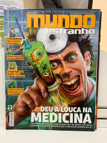 Revista Mundo Estranho Ed 165 Abril 2015 Deu A Louca Medicin