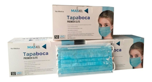 Tapabocas Termosellado 3 Capas Imp -  Caja X 50  Unit. $ 550