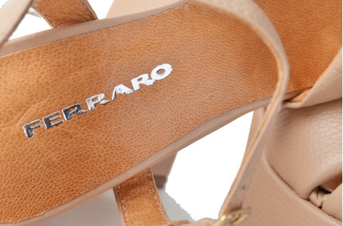 Sandalias Zapatos Cuero Tacos Mujer - Miller - Ferraro