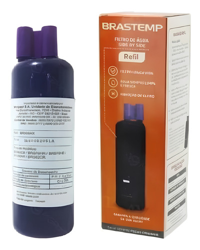 Filtro Refil De Agua Side Byside Brastemp Brs62/80 