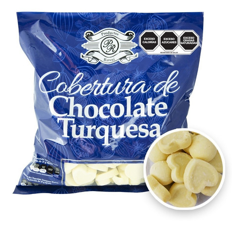 Chocolate Blanco  Rossi Turquesa Figura De  1 Kg