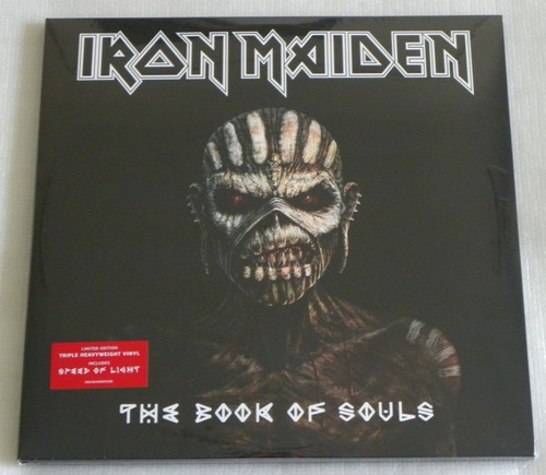 Imagem 1 de 6 de Iron Maiden The Book Of Souls 3 Lp Vinil 12x Sem Juros