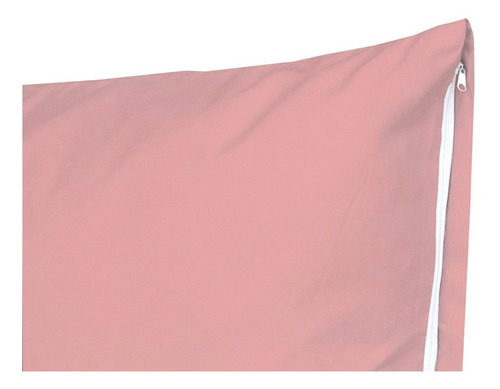 Fronha Xuxão Capa Travesseiro De Corpo Percal Flex 400 Fios Rose