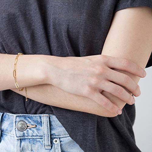 Iefwell Pulseras De Oro Delicadas Para Mujer, Cadena De Esla