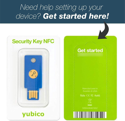 Imagen 5 de 5 de Yubikey Nfc Usb Llave Seguridad Clave Acceso Fido2 U2f!