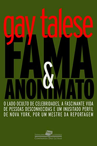 Libro Fama E Anonimato De Talese Gay Cia Das Letras