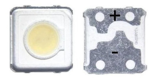 Imagen 1 de 9 de Pack 10 Led Smd Backligth Tv Pantalla 3537 3 Volt Cat. Ancho