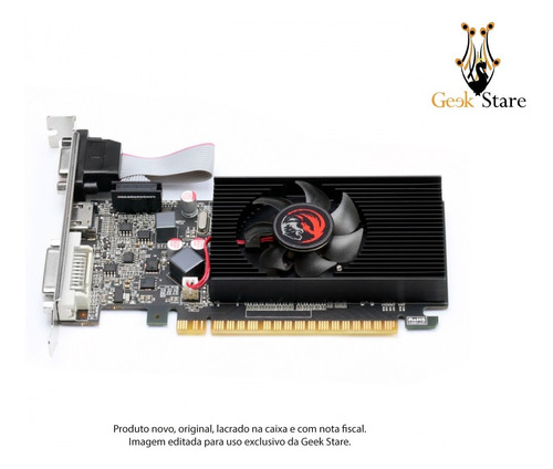 Imagem 5 de 9 de Placa De Video Nvidia Gt610 2gb Gddr3 64 Bits Pcyes