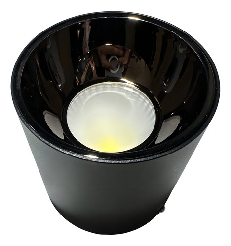 10 Pack Lampara Led Sobreponer 10w Cilindrica Luz Dirigida Color Acabado Negro Luz Fria (blanca)