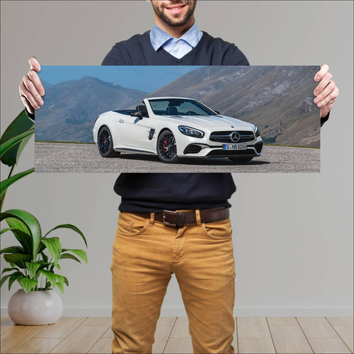 Cuadro 30x80cm Auto 2016 Mercedes Amg Sl 63