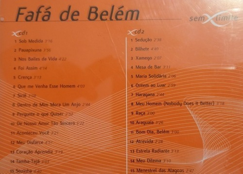 Cd Duplo Fafá De Belém Sem Limite,usado Em Bom Estado+brinde | Parcelamento sem juros Cd Duplo Fafá De Belém Sem Limite,usado Em Bom Estado+brinde | Parcelamento sem juros