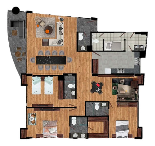 Departamento En Venta En Bosque Real View, A Estrenar, 3 Recámaras, Terminado
