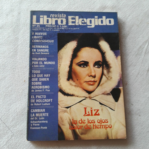 Revista Libro Elegido Nº 25 Julio 1978 Elizabeth Taylor