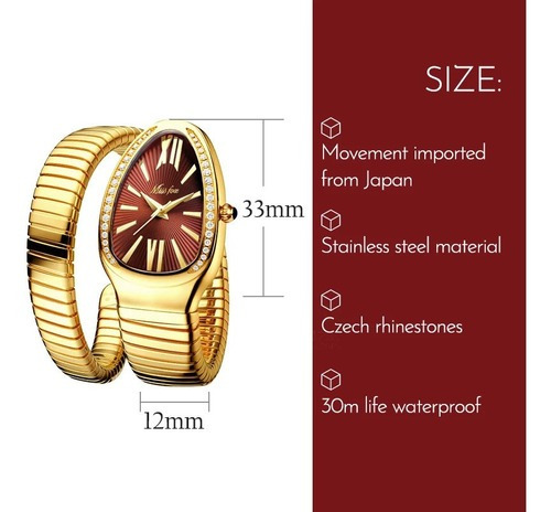Relojes Missfox 2686a con forma de diamante, color de fondo plateado