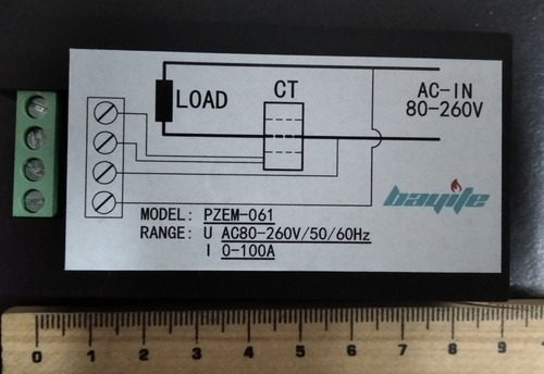 Display Lcd Bayite Pzem-061