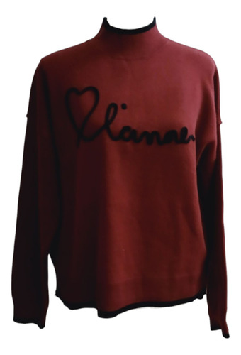 Sweater Mujer Tipo Buzo Tejido Amplio De Viscosa K-lipso