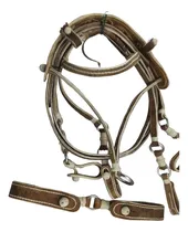 Comprar Conjunto Fiador Cabezada Riendas Manea Especial Cuero Crudo