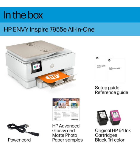 Impresora Multifuncional Inalámbrica Hp Envy Inspire 7955e