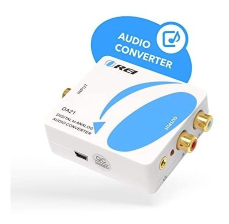 Da21x Convertidor Audio Digital Analogico Spdif Optico