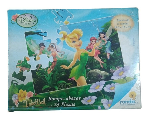 Rompecabezas Hadas Tinker Bell Ronda Disney 25 Piezas