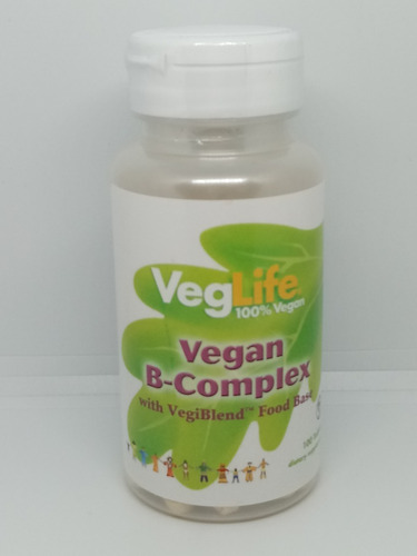 Complexo B Vegano - Vegan B- Complex - 100 Tabl. - Veg Life