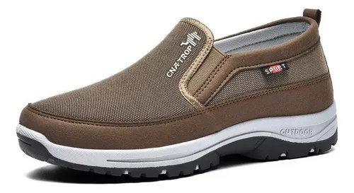 Mocasines Cómodos De Cuña Suela Blanda Hombre Tallas Grandes
