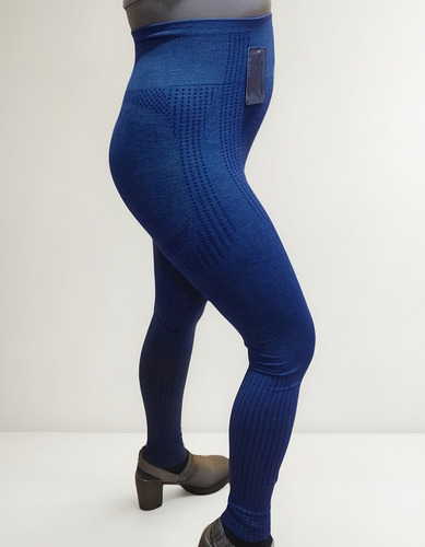 Calza Microfibra Linda Luna Frunce Efecto Push Up