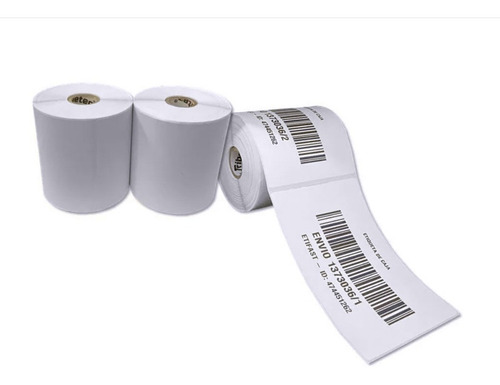 Imagen 1 de 10 de 3 Rollos Etiqueta Térmica 4x6 (102x152 Mm) Rollo 300 Pzs C/u