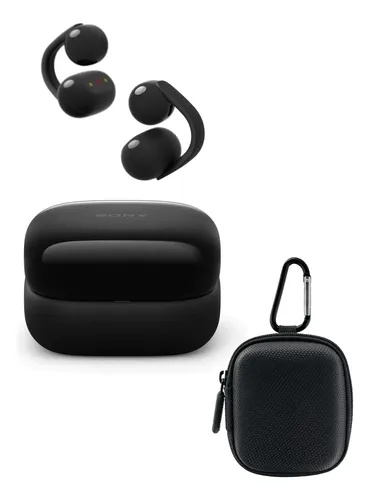 Wireless Earbuds Sony Linkbuds Clip Open-ear W/ Case Black