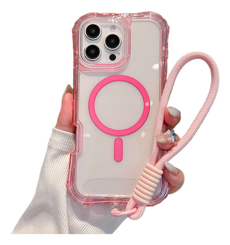 Magsafe 3 En 1 Con Cuerda De Mano Para iPhone 11 12 13 14 15 16 Pro Max 14plus 15plus 16plus 16