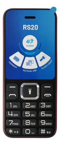 Mini Celular Ligero Doble Sim Linterna Táctil Con Bluetooth