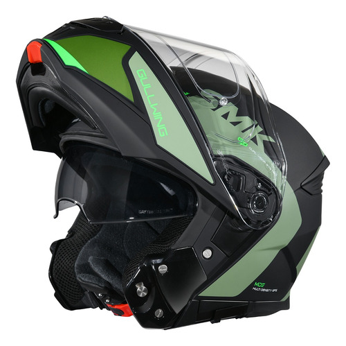 Casco Moto Rebatible Smk Gullwing Kresto Doble Visor