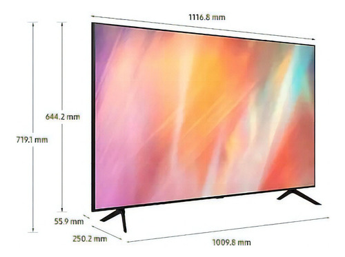 Smart Tv Samsung 50 Un50au7000gczb Negro (Usado)